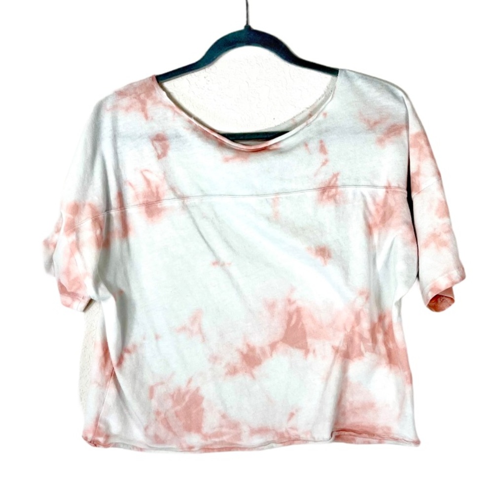 Pink Victoria Secret tie dye crop tee shirt - Picture 10 of 10